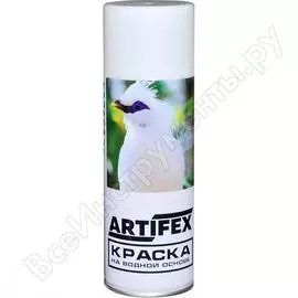 Автомобильная краска на водной основе artifex аэрозоль, белая 40a