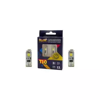 Автомобильная светодиодная лампа для освещения салона, багажника, номерного знака, поворотников Маяк 12T10/CAN01/2BL