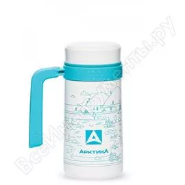 Автомобильная термокружка арктика 0.5 литра, белая 412-500