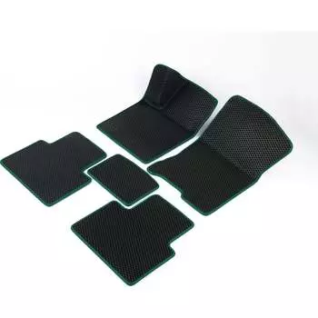 Автомобильные коврики для Honda Pilot III 2015-2022 (БМВ Х5 Г05) Vicecar DL16058-темнозеленый