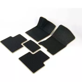 Автомобильные коврики для Kia Soul III 2019-2024 (Киа Соул 3) Vicecar DL23000-бежевый