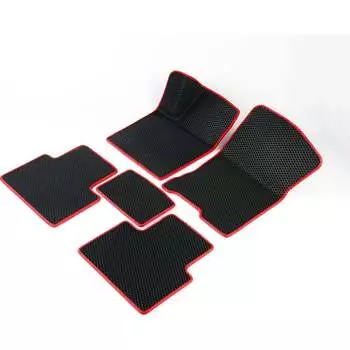 Автомобильные коврики для Lada Granta 2011 - 2024 (Лада Гранта ВАЗ) Vicecar DL49001-красный