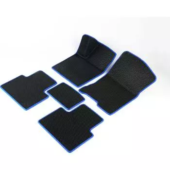 Автомобильные коврики для Lifan Smily 2008-2018 (Лифан Смайли) Vicecar DL27005-синий