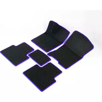 Автомобильные коврики для Mitsubishi Lancer X 2007 - 2017 (Митсубиси Лансер 10) Vicecar DL31009-фиолетовый