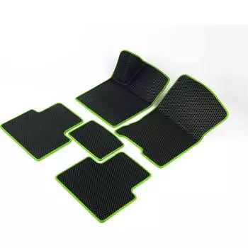 Автомобильные коврики для Opel Astra J 2010 - 2022 (Опель Астра джей) Vicecar DL33006-салатовый