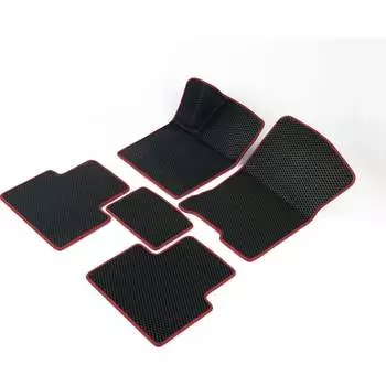 Автомобильные коврики для Volvo S40/V50 2005 - 2012 (Вольво С40) Vicecar DL47003-бордовый