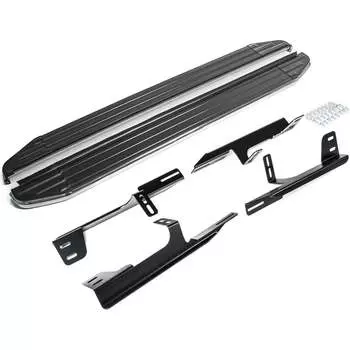 Автомобильные пороги для Honda CR-V IV 2012-2015 г.в. Rival Premium A173ALP.2102.1