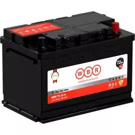 Автомобильный стартерный аккумулятор WBR