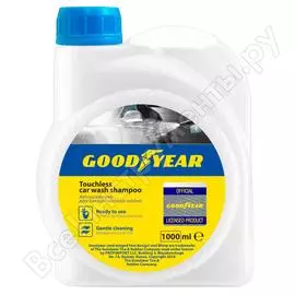 Автошампунь для бесконтактной мойки, пэ-канистра 1000 мл goodyear gy000802