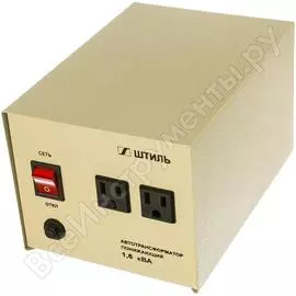 Автотрансформатор 1.6 ква, в сером корпусе штиль ат 220/110-1,6-50 с/к