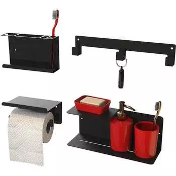 Аксессуары для ванной и душа Граф Держалкин horizon pass H-набор-Pass-ч