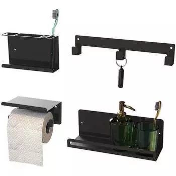 Аксессуары для ванной и душа Граф Держалкин horizon era H-набор-Era-ч