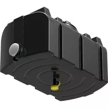 Бак душевой POLIMER GROUP серии R 100 литров черный с подогревом DR100S112