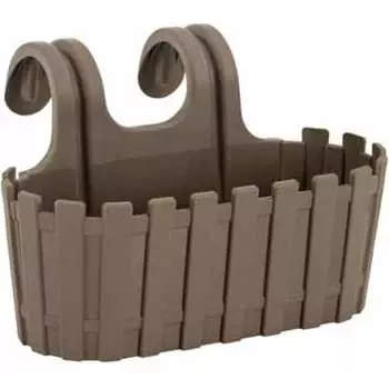 Балконный ящик для цветов на перила Econova