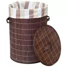 Бамбуковая корзина для белья Рыжий кот BLB-01-D 312116