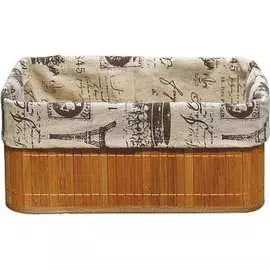 Бамбуковая корзинка Рыжий кот