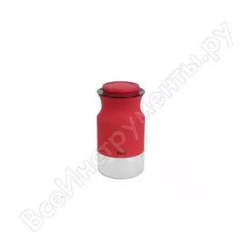 Банка для сыпучих продуктов bradex tac 840 мл, красная tk 0404