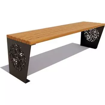 Банкетка 7 скамеек Индия 77098 77098/Б_ИН/1,8/9005/C_ДУБ