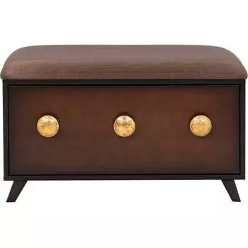 Банкетка BOGACHO Heri-1 14022/Каштан/ИкБронза