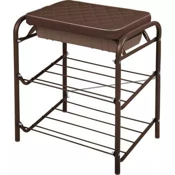 Банкетка Nika НИКА Haushalt НБ2 НБ2/BR коричневый/коричневый