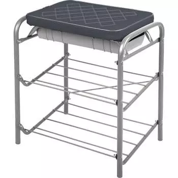 Банкетка Nika НИКА Haushalt НБ2 НБ2/SL cерый/темно-серый