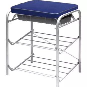 Банкетка Nika НИКА Haushalt НБ1 НБ1/BL синий/серый