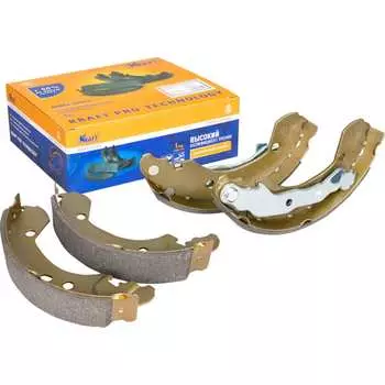 Барабанные колодки тормозные Nissan Micra III (03-10) Note / Ноте Renault Clio III (05-)/Рено Клио KRAFT