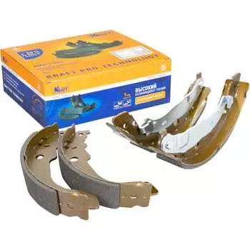 Барабанные колодки тормозные Peugeot 207 (06-) 1.4i-1.6i/Пежо KRAFT