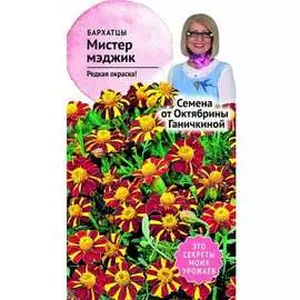 Бархатцы семена ОКТЯБРИНА ГАНИЧКИНА