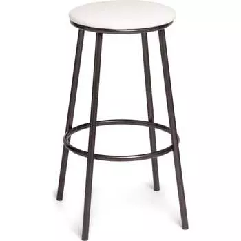 Барный стул Woodville Drezegomad белый, темный мусс 453995