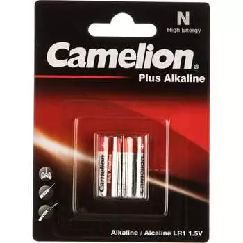 Батарейка Camelion Alkaline LR 1 BL-2 1.5В 2605