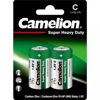 Батарейка Camelion R14 BL-2 1.5В 1670