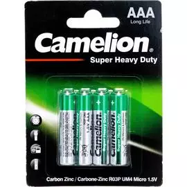 Батарейка Camelion R 03 BL-4 1.5В 1668