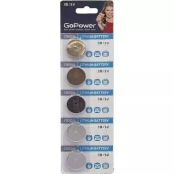 Батарейка GoPower CR2016 00-00015605