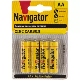Батарейка Navigator 94 758 NBT-NS-R6-BP4 4607136947580 149236