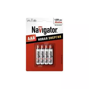 Батарейка Navigator 94 751 NBT-NE-LR03-BP4 4607136947511 149232