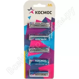 Батарейка КОСМОС LR6 BP-5 бл.5шт KOCLR65BL