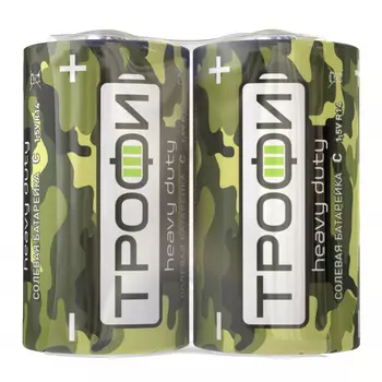 Батарейка ТРОФИ R14-2S Классика Б0023145