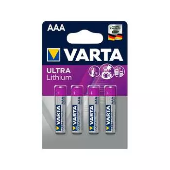 Батарейка Varta ULTRA FR03 AAA BL4 Lithium 1.5V (6103) (4/40/200) 06103301404