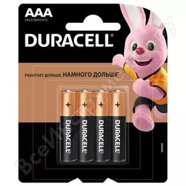 Батарейка Duracell LR03-4BL BASIC Б0026813