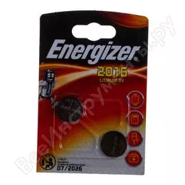 Батарейки Energizer Miniatures Lithium CR2016 7638900248340