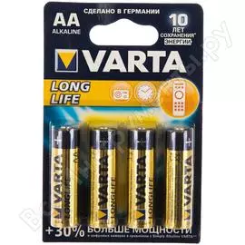Батарейки Varta LONGLIFE 4008496525157