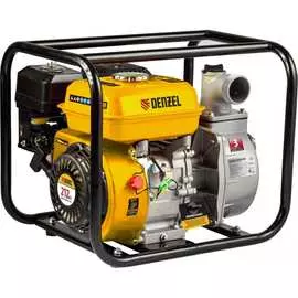 Бензиновая мотопомпа для чистой воды Denzel