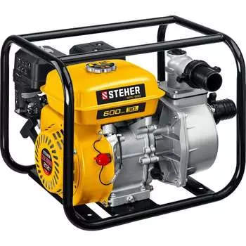 Бензиновая мотопомпа STEHER WPC-600