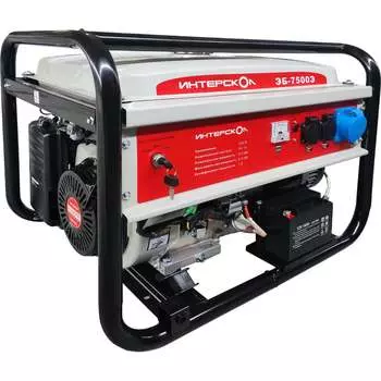 Бензиновая синхронная электростанция Интерскол ЭБ-7500Э 796.0.0.40