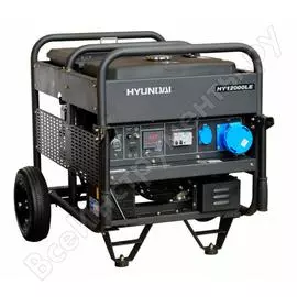 Бензиновый генератор hyundai hy12000le