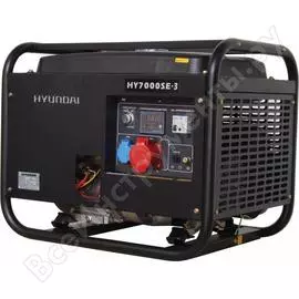 Бензиновый генератор hyundai hy7000se-3
