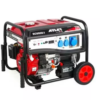 Бензиновый однофазный генератор ATLET SC6000-I