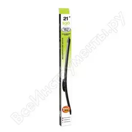 Бескаркасная щетка стеклоочистителя azard lucky way 21" 530 мм 4 переходника schet160