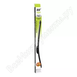 Бескаркасная щетка стеклоочистителя azard lucky way 22" 550 мм 4 переходника schet161